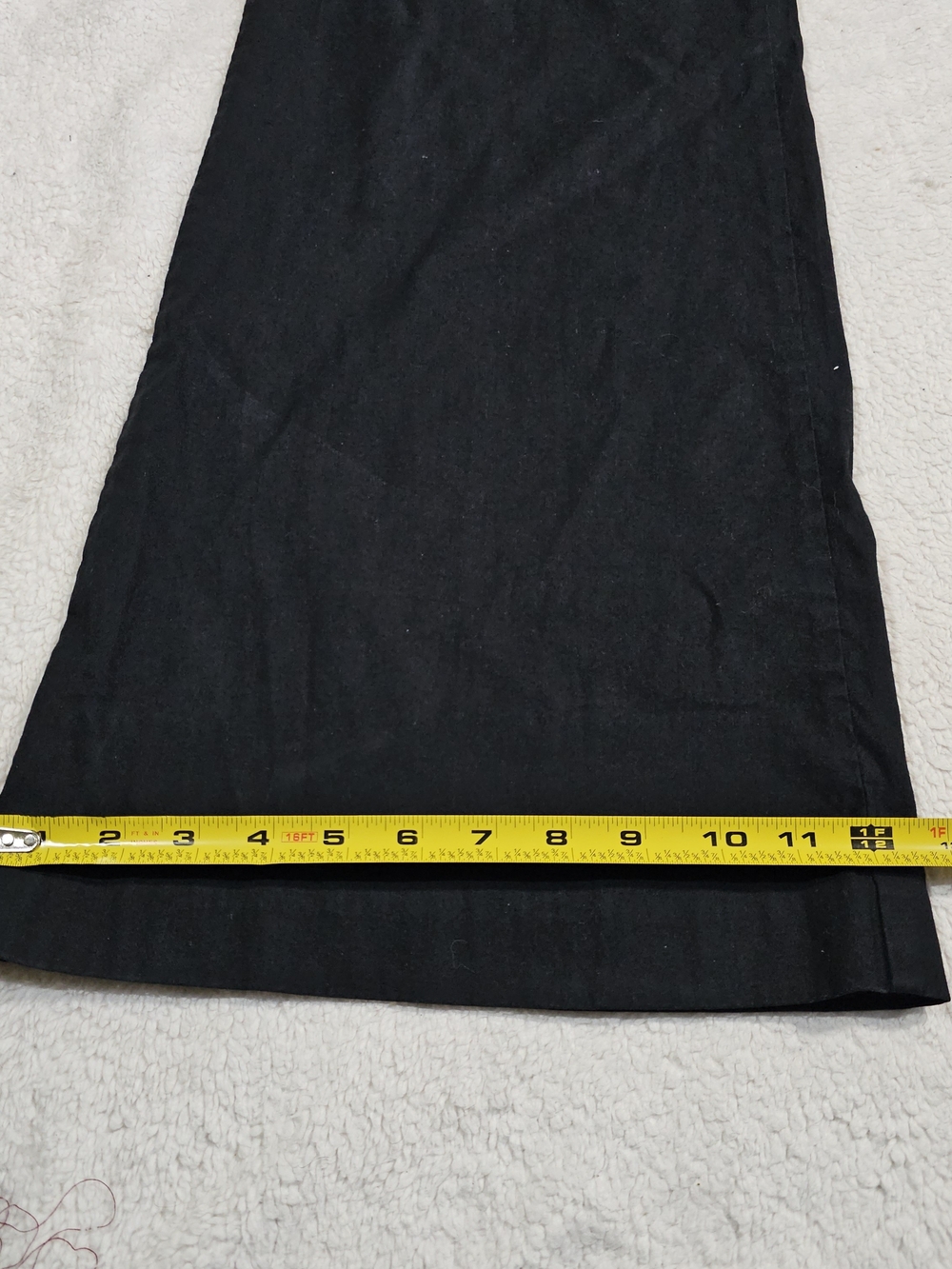 Maeve Pants Womens 12 The Naomi Wide Leg Flare Black Anthropologie High Rise. - Picture 12 of 13